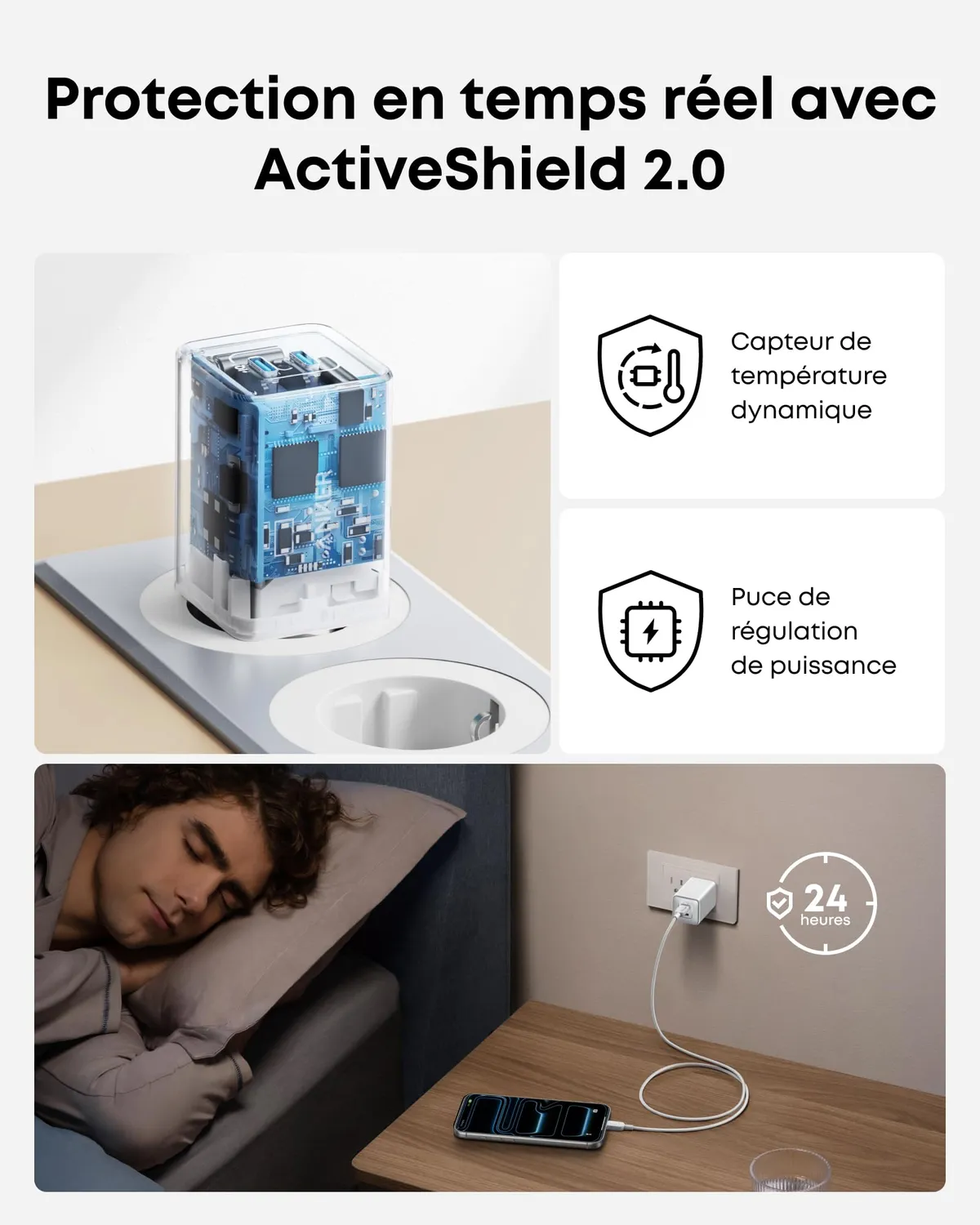 Anker 523 Nano 3 Chargeur USB-C 47W GaN