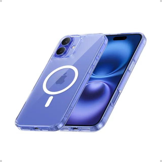 Anker Solix Classic Series coque iPhone 16 Plus transparente antijaunissement