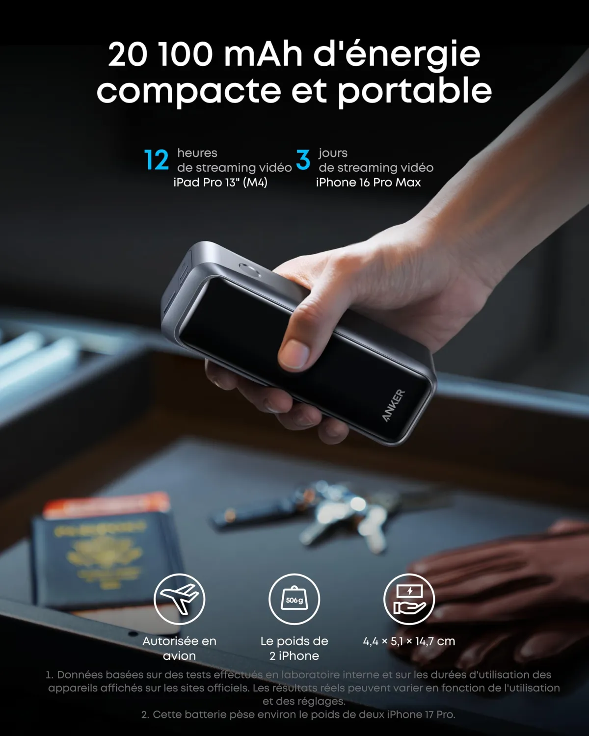 Anker Solix Prime batterie externe 20100 mAh 220W