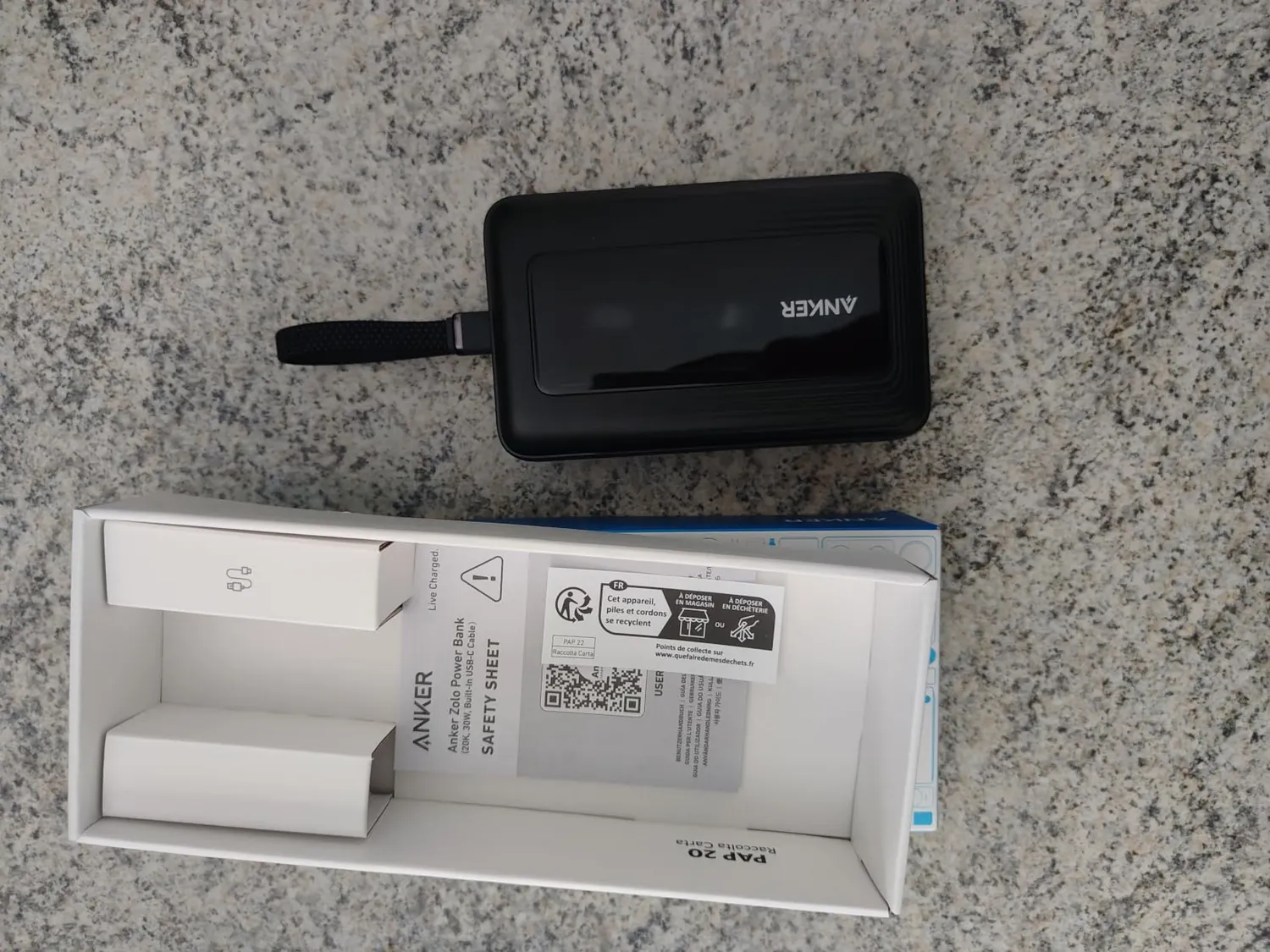 Anker Solix Zolo batterie externe 20000 mAh 30 W