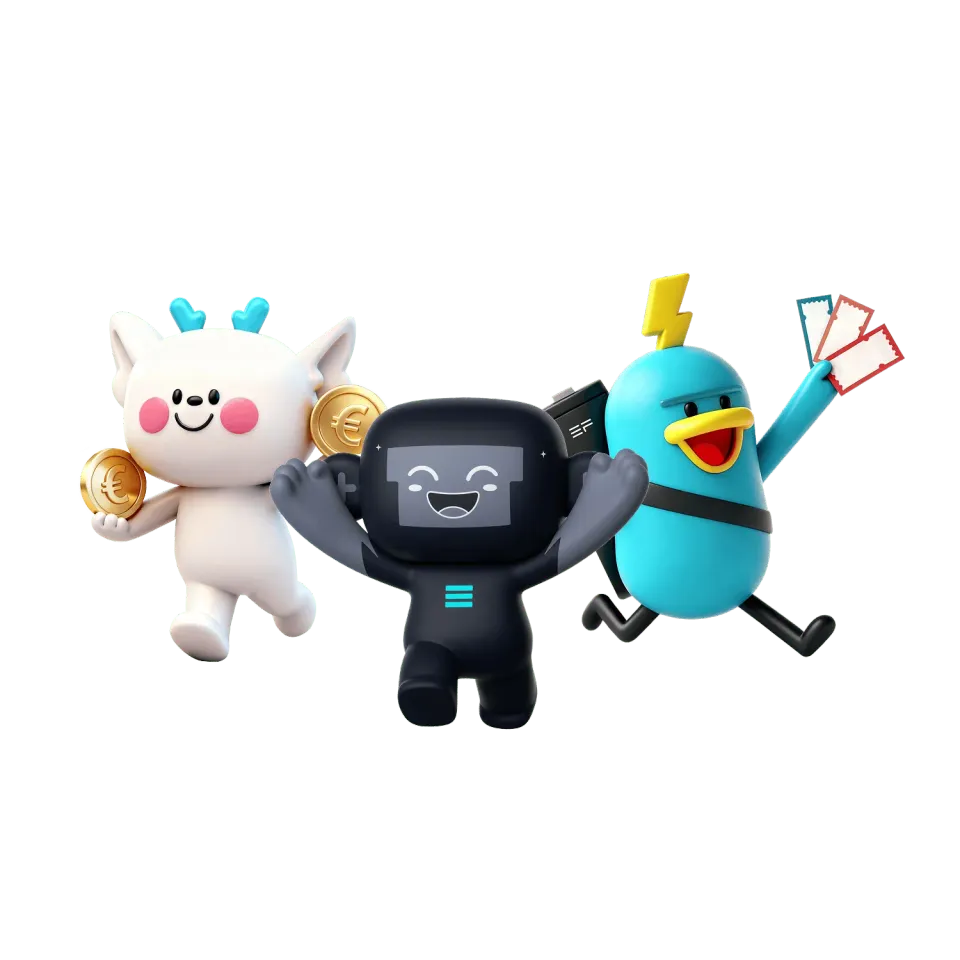 Figurine EcoFlow Power Trio modèle surprise 30 cm