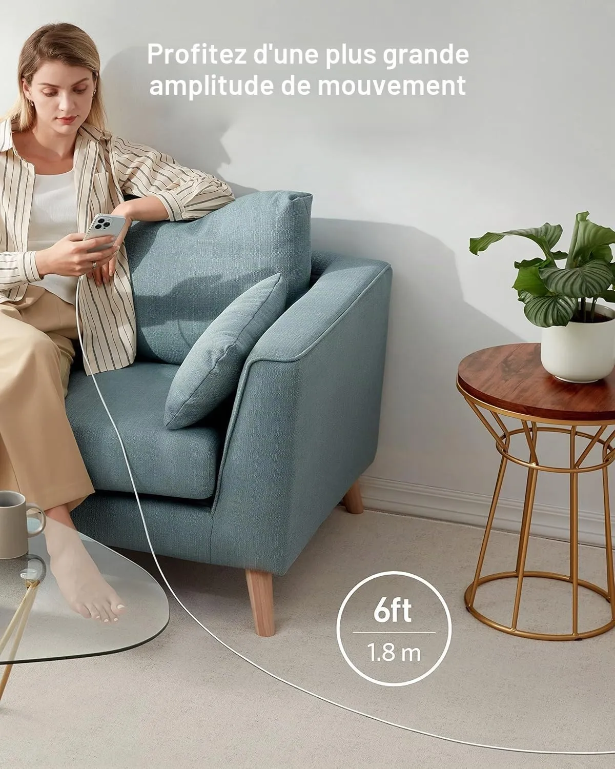 Anker Solix PowerLine III câble Lightning MFi